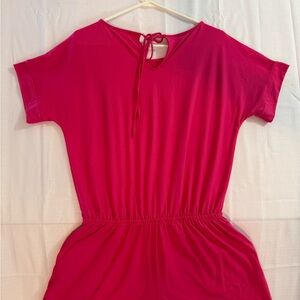 Zenana Outfitters Vibrant Pink Jumpsuit